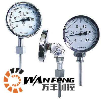 WSS-481萬向型雙金屬溫度計(jì)，WSS-481F防腐雙金屬溫度計(jì)