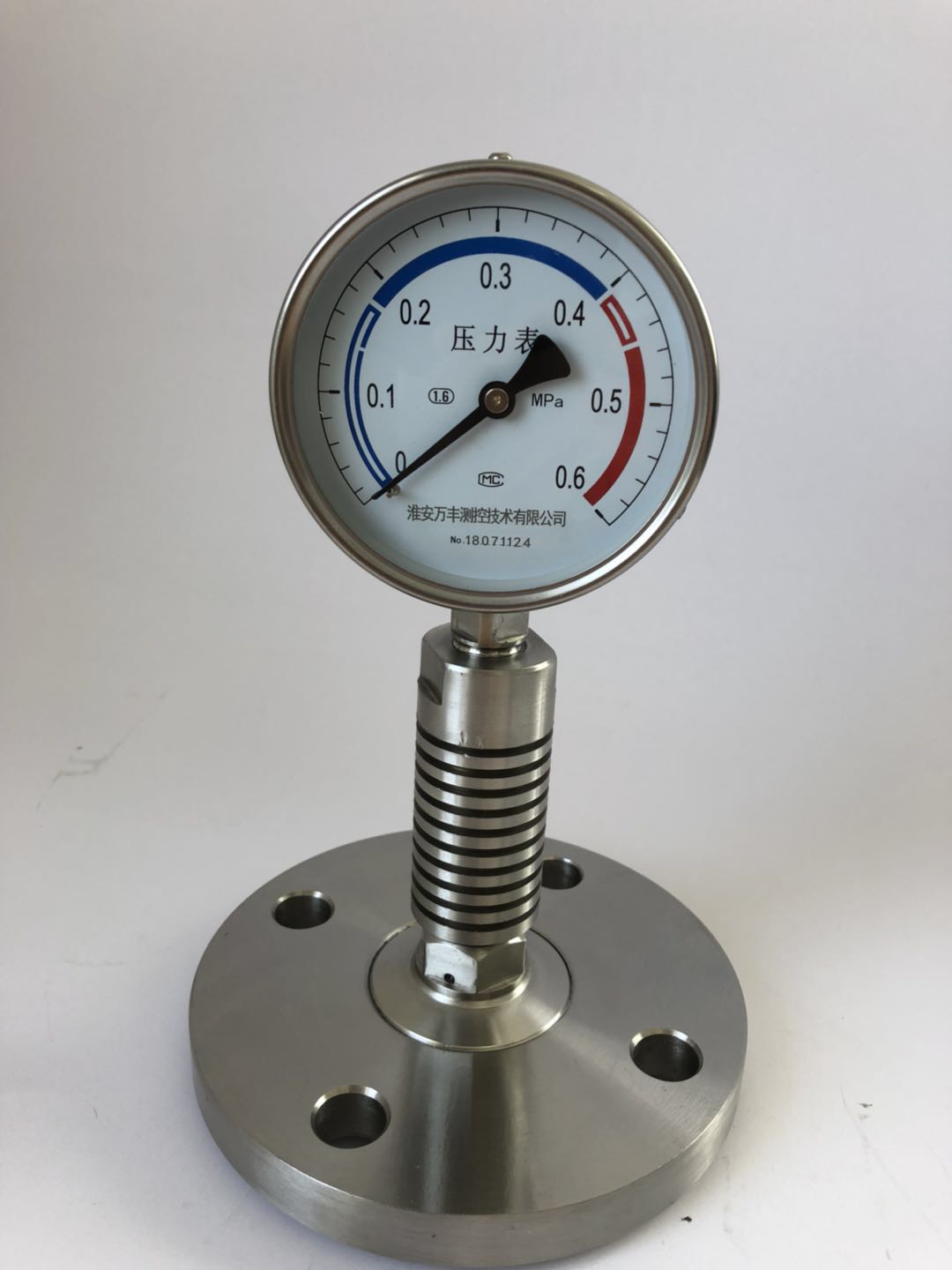 耐震壓力表，不銹鋼壓力表，隔膜壓力表