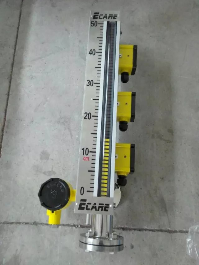 不銹鋼防塵真空面板磁性浮子液位計，遠傳型